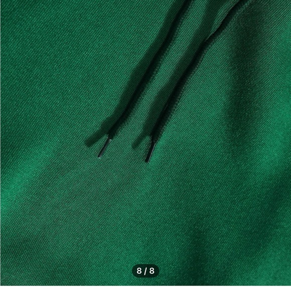 SHEIN Kelly green hoodie nwot small - Picture 7 of 8